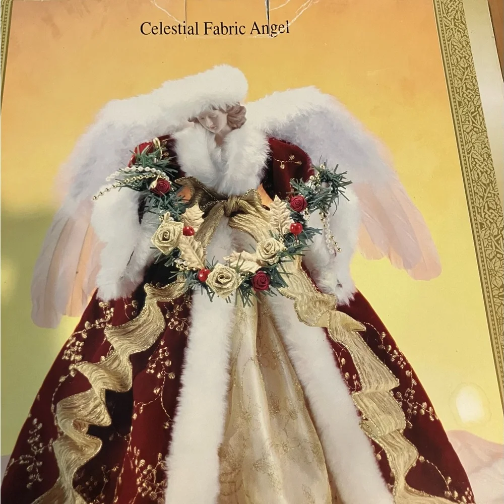 EUC Grandeur Noel Celestial Angel with box.  Used only a few times. 16”